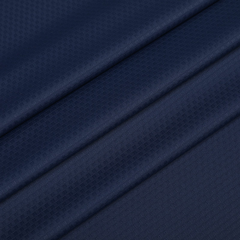 APJ1015 Warp Knitted Rubiks Cube Check Jacquard Knittede elastisk toppstoff