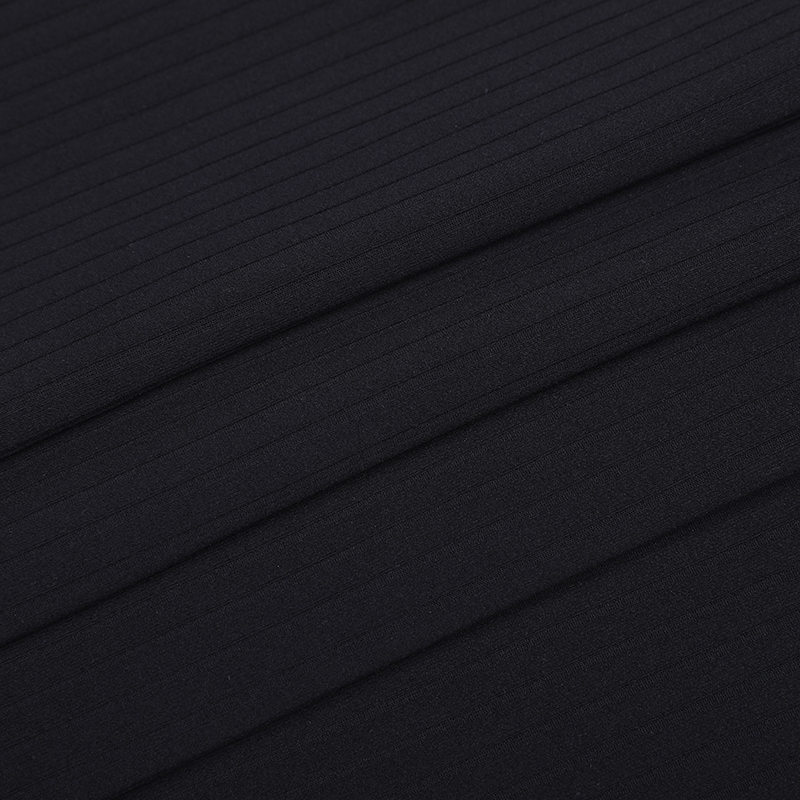 APJ1111 Warp strikket polyester ammoniakk stripe jacquard bukser stoff