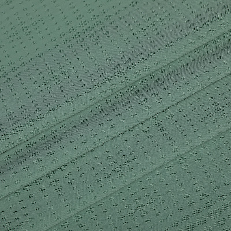 BPJ1353-1 Polyester Ammoniakk Jacquard Mekanisk elastisk t-skjorte stoff