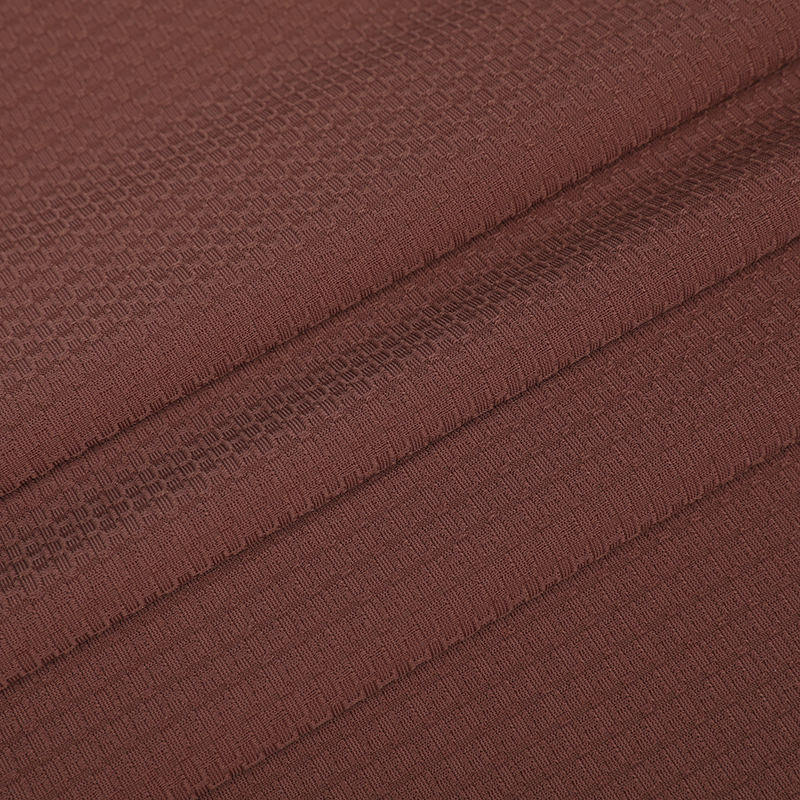 Apj1085 warp strikket brokade jacquard hurtigtørkende uformell plaggstoff